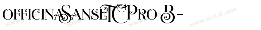 officinaSanslTCPro B字体转换